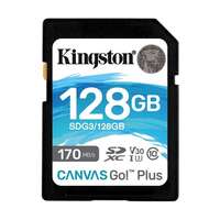 Kingston 128GB SDXC Card Canvas Go! Plus (Class 10, UHS-I U3)