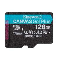 Kingston 128 GB MicroSDXC Card Canvas Go! Plus (170 MB/s, Class 10, U3, V30, A2)