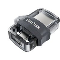 SanDisk 128 GB Pendrive USB 3.0 + mikro-USB Ultra Dual Drive M3.0 (SDDD3-128G-G46)