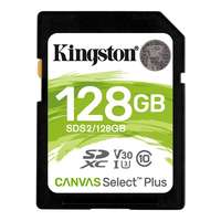 Kingston 128 GB SDXC Card Canvas Select Plus (Class 10, UHS-I, V30)