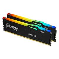 Kingston 16 GB DDR5 6000 MHz RAM Fury Beast RGB Black (2x8 GB)