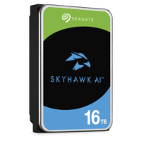 Seagate 16 TB Surveillance SkyHawk AI HDD (3,5", SATA3, 250 MB/s, 256 MB cache)