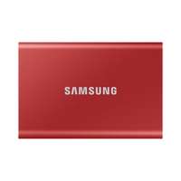 Samsung 1 TB T7 külső SSD (USB 3.2, piros)