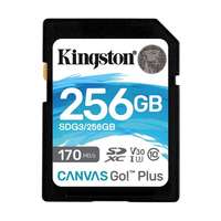 Kingston 256GB SDXC Card Canvas Go! Plus (Class 10, UHS-I U3)