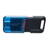 Kingston 256 GB Pendrive USB-C 3.2 Gen 1 DataTraveler 80 M kék-fekete