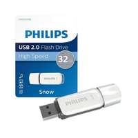 Philips 32 GB Pendrive 2.0 Snow Edition (fehér-szürke)