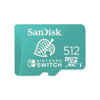 SanDisk 512 GB MicroSDXC Card for Nintendo Switch (100 MB/s, Class 10, U3, V30, A1)
