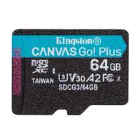 Kingston 64 GB MicroSDXC Card Canvas Go! Plus (170 MB/s, Class 10, U3, V30, A2)