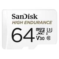 SanDisk 64 GB MicroSDXC Card High Endurance (SDSQQNR-064G-GN6IA, Class 10, UHS-I U3, V30)