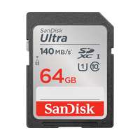 SanDisk 64 GB SDXC Card Ultra (SDSDUNB-064G-GN6IN, 140 MB/s, Class 10, UHS-I)