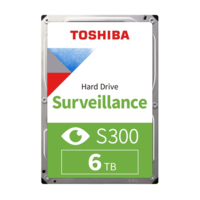 Toshiba  6 TB Toshiba S300 HDD (3,5", SATA3, 5400 rpm, 128 MB cache)