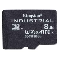 Kingston 8 GB MicroSDHC Card (industrial, Class 10, adapter nélkül)