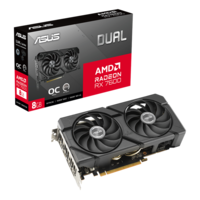 Asus Dual Radeon RX 7600 EVO OC VGA (PCIe 4.0, 8 GB GDDR6, 128 bit, 3xDP+HDMI)