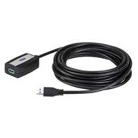 Aten USB 3.2 Gen1 aktív hosszabbító kábel (A-A, 5 m, fekete)