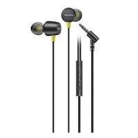 Awei l5 fülhallgató sztereo (3.5mm jack, mikrofon, felvevő gomb, hangerőszabályzó) fekete