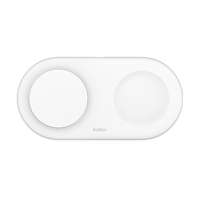 BELKIN Apple iPhone 17 asztali töltő 2in1 (15w, gyorstöltő, wireless, magsafe, apple airpods töltő, qi2) fehér
