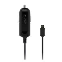 BLAUTEL 4-ok autós töltő (5v / 1000ma + beépített microusb kábel) fekete