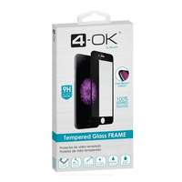 BLAUTEL Apple iPhone 15 Plus 4-ok védő üveg (3d full glue, íves, teljes felületén tapad, tok barát, karcálló, 9h) fekete