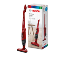Bosch BBHF214 álló akkumulátoros porszívó (piros)