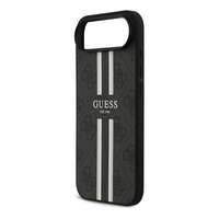 CG MOBILE Apple iPhone Air guess 4g printed stripes szilikon védő (ütésállóság, bőr hatású hátlap, magsafe) fekete
