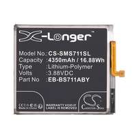 CAMERON SINO Samsung Galaxy S23 FE (SM-S711) li-polymer akku (3,88v / 4350mah, samsung eb-bs711aby kompatibilis) fekete