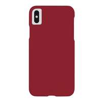 CASE-MATE BARELY THERE Apple iPhone X 5.8 műanyag telefonvédő (ultrakönnyű) BORDÓ