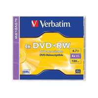Verbatim DVD+RW 4,7 GB 4x normál tok