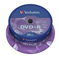 Verbatim DVD+R 4,7 GB 16x Cakebox x25