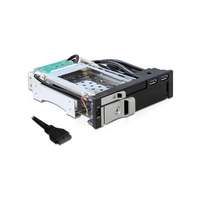 Delock 5,25" mobil rack (2,5"/3,5" SATA, 2xUSB 3.0)