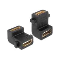 Delock HDMI (F-F) 90° toldó csavarhellyel