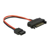 Delock SATA 15 pin - Slim SATA 6 pin tápkábel 10 cm