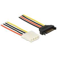 Delock SATA (M) - Molex (F) tápátalakító kábel (50 cm)