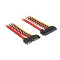 Delock SATA + tápkábel hosszabbító 10 cm