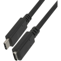 Delock USB 3.0 hosszabbító kábel (C-C, 0,5 m, fekete)