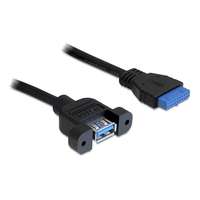 Delock USB 3.0 pin header (F) - USB 3.0 -A (F) kábel 0,5 m