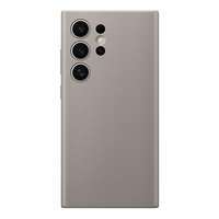 Designed for Samsung Galaxy S24 Ultra (SM-S928) műanyag telefonvédő (eco bőr hatású hátlap) szürke