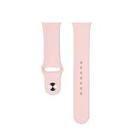 Devia Apple Watch Series 5 40mm deluxe sport pótszíj (egyedi méret, kicsi, szilikon, állítható) rózsaszín