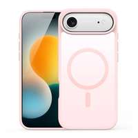 DUX DUCIS Apple iPhone Air yind szilikon telefonvédő (ütésállóság, kameravédő, matt, magsafe) rózsaszín