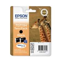 Epson patron T0711H Twin pack (fekete)