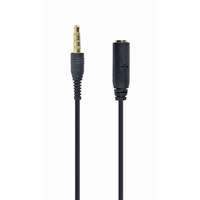 Gembird 4-pin cross adapter 3,5 mm L-R-MIC-GND (F) to 3.5 mm stereo L-R-GND-MIC (M)