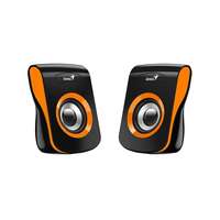 Genius SP-Q180 hangszóró (2.0, 6 W RMS, fekete-narancssárga)