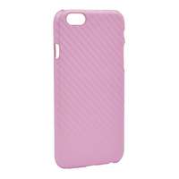 Gigapack Apple iPhone 6S 4.7 műanyag telefonvédő (karbon minta) rózsaszín