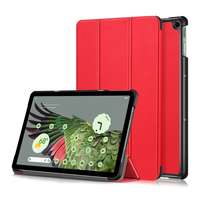 gigapack Google Pixel Tablet tok álló, bőr hatású (flip, oldalra nyíló, trifold asztali tartó funkció) piros