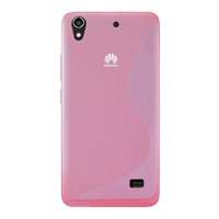 Gigapack Huawei Ascend G620s szilikon telefonvédő (S-line, rózsaszín)