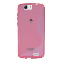 Gigapack Huawei Ascend G7 szilikon telefonvédő (S-line) rózsaszín