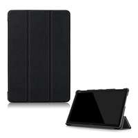Gigapack Huawei Mediapad M5 10.1 Lite WIFI tok álló (aktív Flip, oldalra nyíló, TRIFOLD asztali tartó funkció) fekete