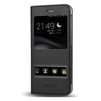 Gigapack Huawei P9 Lite Mini tok álló (Flip, oldalra nyíló, Dual View Window) fekete