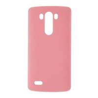 Gigapack LG G3 (D850) műanyag telefonvédő (érdes felületű) rózsaszín