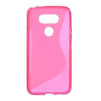 Gigapack LG G5 szilikon telefonvédő (S-line, rózsaszín)