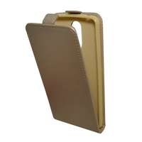 Gigapack LG K4 2017 (M160) tok álló (Flip, lefelé nyíló, szilikon tartó) arany